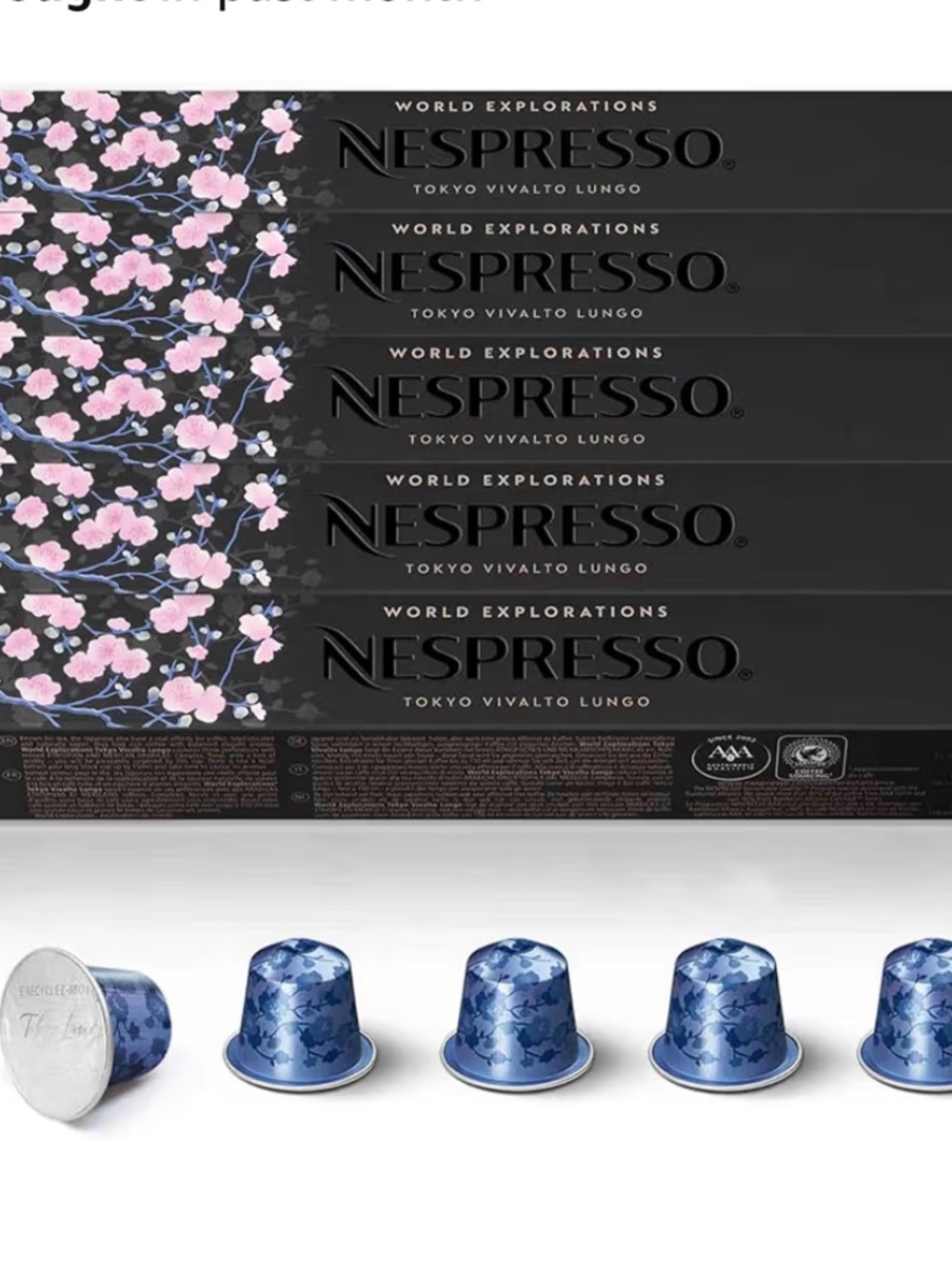 Nespresso Capsules Original Line Tokyo Vivalto Lungo, Medium 48 ct